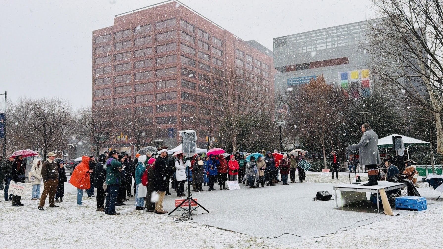 Philly Rally Jan 19 2026 Crowd